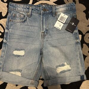 Girls long shorts 
Size 8